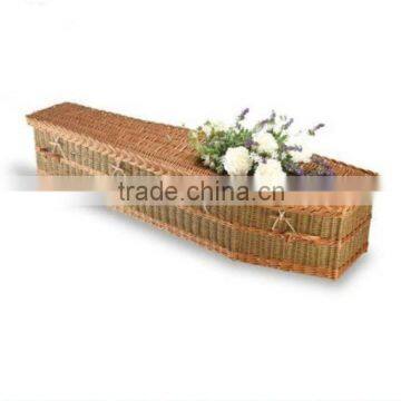 Factory Direct Hot Sale Wicker Coffin