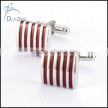 beautiful red line custom Cufflink