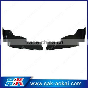 Carbon fiber front bumper splitter wings canards