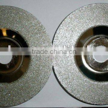 Electroplated diamond grinding disc