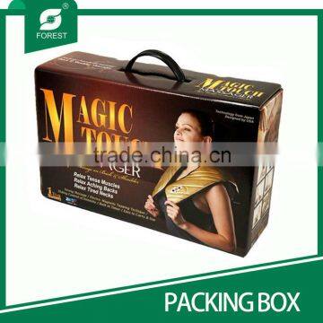 CORRUGATED GIFT HANDLE CARTON BOX CUSTOM PRINTING photo-3