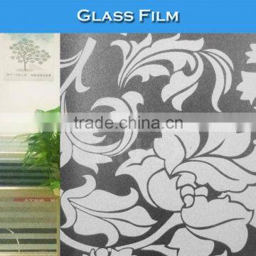 S046 Color Print Window Decoration Translucent Film For Glass