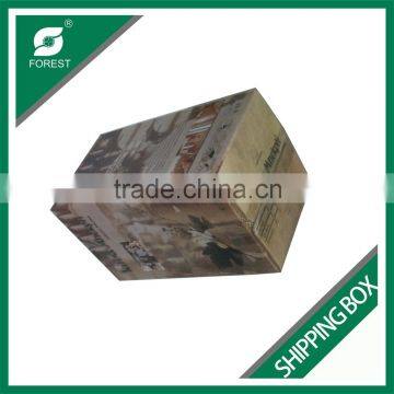 SINGLE WINE BOTTLES PAPER SHIPPING BOX LUXURY WINE CORRUGATED SHIPPING BOX photo-2