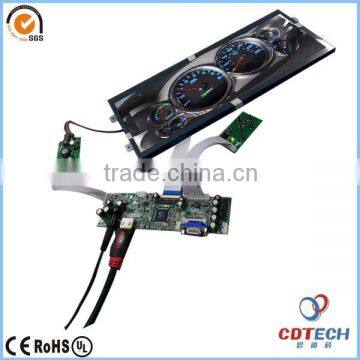 12.3 inch touch screen tft controller board lcd panel for bus dashboard