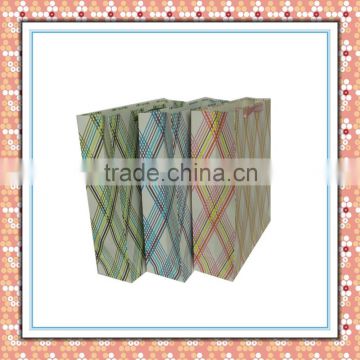 Alibaba striped shopping paper bags wholesale