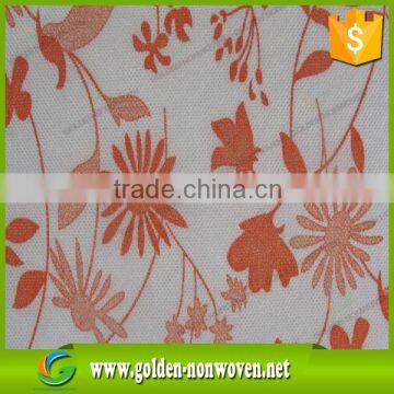 OEM design printed nonwoven fabric,pp printed spunbond nonwoven fabric for storage box use