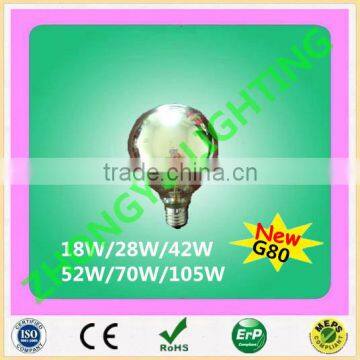 G80 Globle shadowless lamp eco halogen saver edison bulb light E27
