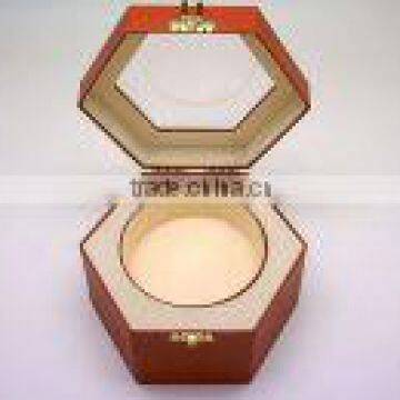 upper class wooden watch box with acrylic window