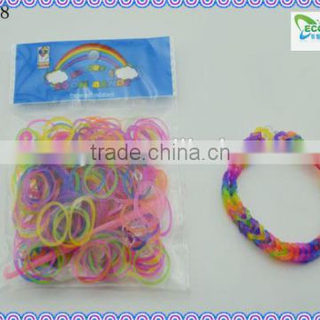 2014 newest fashion wristband factory direct bulk elastic bracelet rubber band