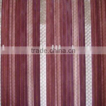 uneven stripe polyester curtain fabric