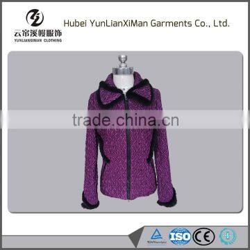 Women Winter Cotton Jacket pu Leather Jacket With Fur Collar