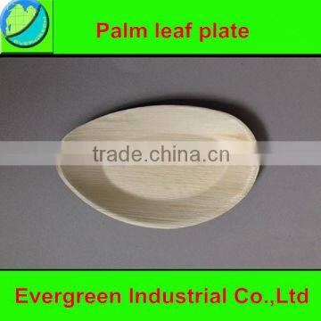 10'' palm leaf oval plate