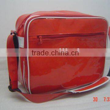 vinyl pvc sports bag messager bag leisure bag