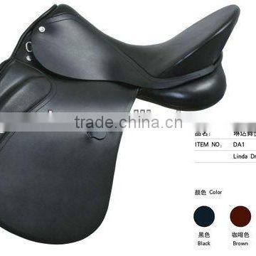 Linda dressage leather racing horse saddle