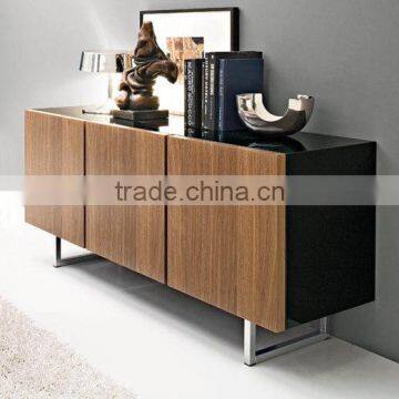 dining room design sideboard walnut & black