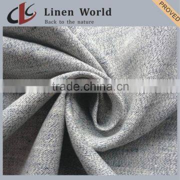 10S High Quality Plain Dyed Linen Viscose Blend Fabric