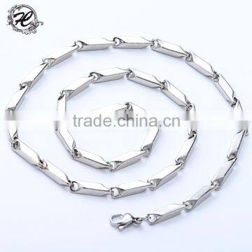 Wholesale direct factory sales cheap 316l stainless steel Antique silver bullet necklace chains