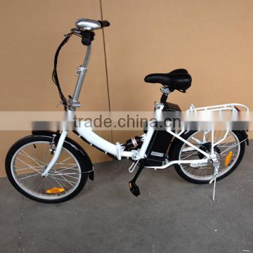 20" Popular Foldable pocket e-bike with single speed XY-EB010