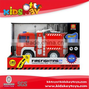 New fire truck toy Friction Car kids games toy cars with sound and light