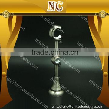 28mm decorative triple aluminium curtain rod bracket