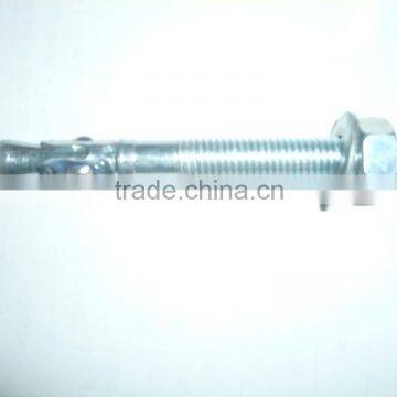 M16 wedge anchor with white zinc