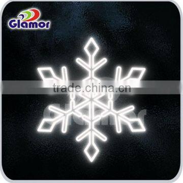 outdoor ornament /christmas hanging snowflake motif LED light