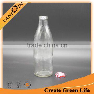 Flint Beverage Bottle 1000ml Glass Juice Bottle Drinking Bottles