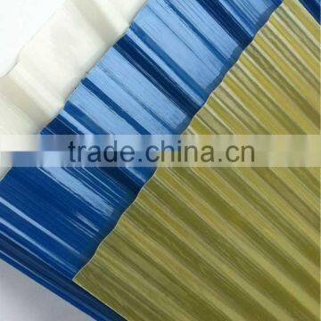 JIELI light transparent corrugated roofing shingle