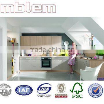 Amblem hot-selling simple style MFC kitchen cabinets(1 year warranty)