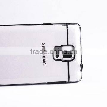 Transparent Slim Case for Samsung Note 4, PC+TPU Combo Case photo-6
