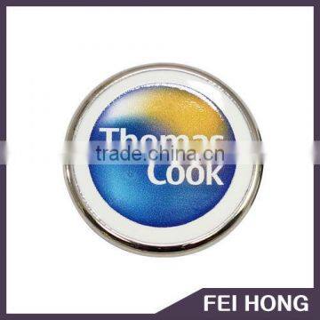 Personalized cheap price souvenir digital printing metal badge for gift