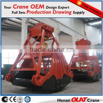 Customizable crane mechanical type double rope grab bucket