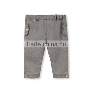 DB915 dave bella 2014 spring linen baby pants baby jeans wholesale babi trousers