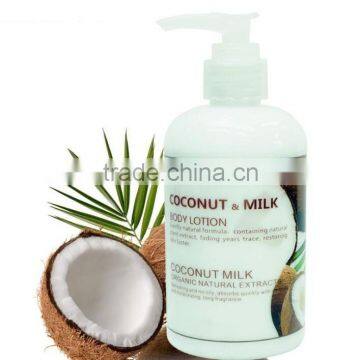 Mendior Organic Coconut Oil Moisturizing Whitening Nourishing Body Lotion OEM custom brand