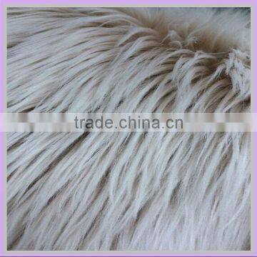 Acrylic 65mm tumbling piles cure long pile faux fur fabric flame retardent China manufacturer of plush toy fabric