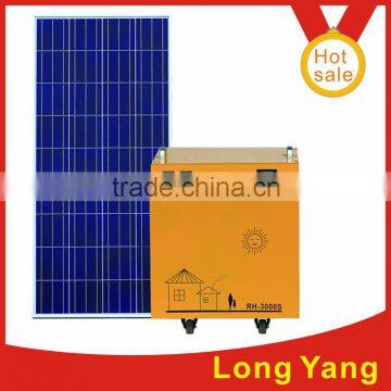 solar system dc 12V ac 220v 1400W solar power DC and AC system lead- acid batteryportable solar power system