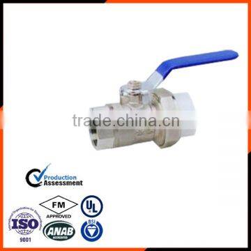 Hot sell female & male thread brass ball valve with ppr union made in china