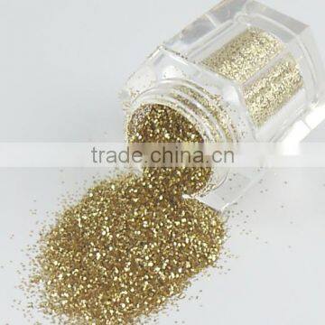 0.3mm PET Light Gold Glitter Powder