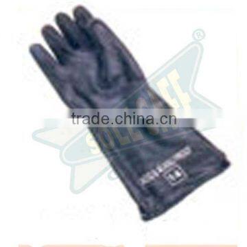 INDUSTRIAL BLACK RUBBER HAND GLOVES (SSS-0500)