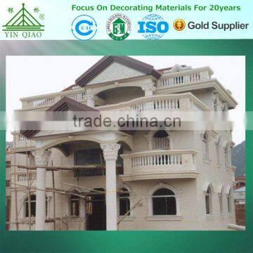 Fireproof Fiberglass Outside Wall Decorative Moulding GRC Cement Cladding