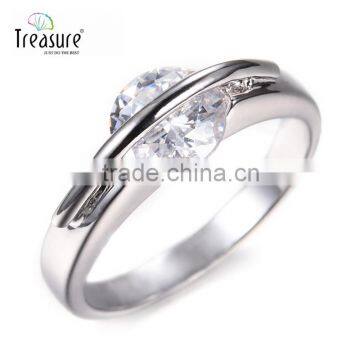 2014 fashion jewelry body jewelry diamond ring silver ring Christmas present jewelry