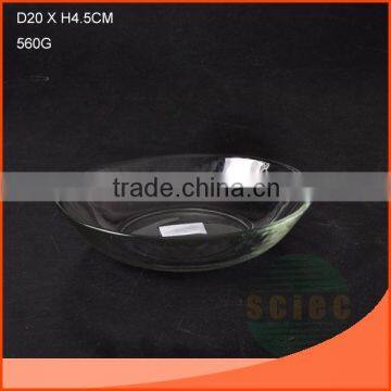 clear glass bowl made by machine swung