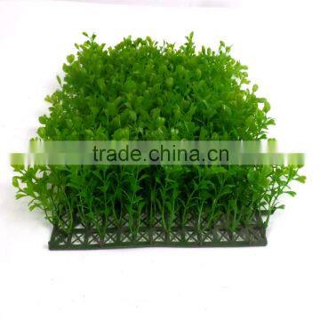 25cm*25cm artificial boxwood mat grass turf with best price