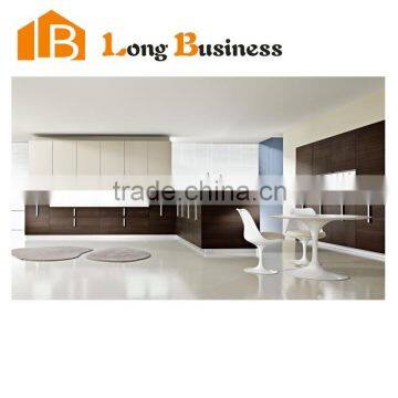 LB-JL1188 Modern Olive Yellow Melamine Kitchen Cabinet with New Designs Furniture