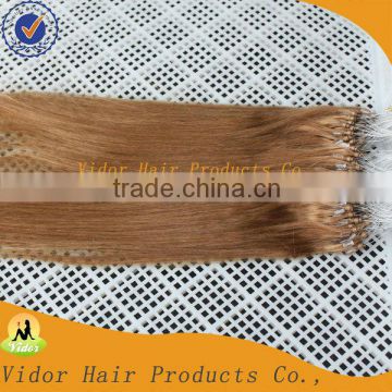 Good Quality Virgin Remy Indian Hair Prebonded Hair Extension Micro Ring Hair