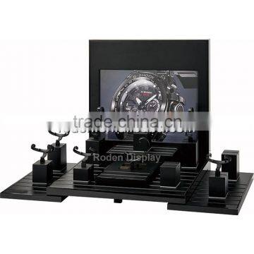 High Quality Fashionable LCD Watch Display Stand Window LCD Display