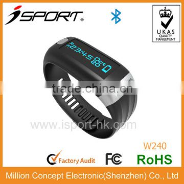 Bluetooth smart sports tracker wristband watch track sports and sleep IOS and