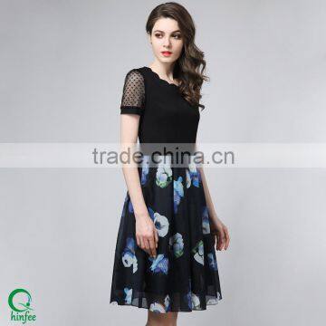 High Quality Ladies Summer Dresses For Middle Aged Women