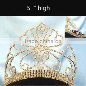 gold pageant crown