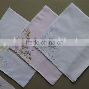 embroidered handkerchief